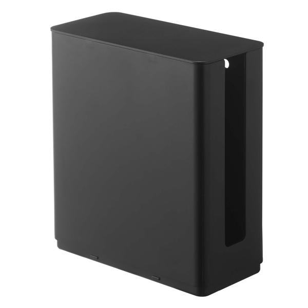 ルーター収納山崎実業smart重ねられるスリム蓋付きルーター収納ケーススマート