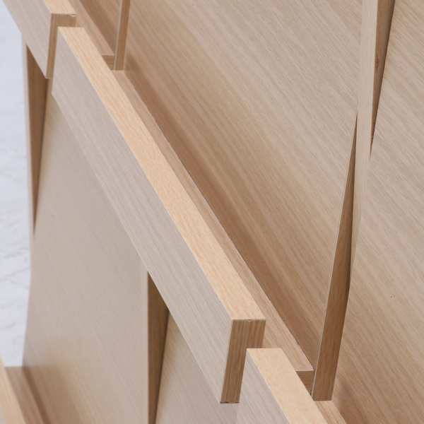 ディスプレイラック幅119cm6マス3列2段フラップ扉