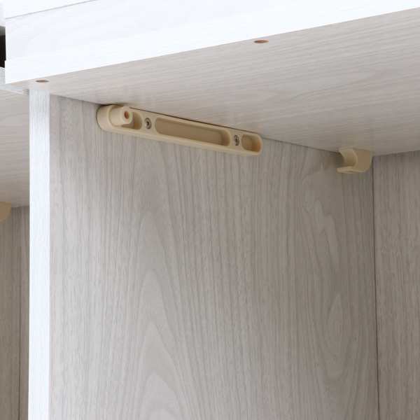 ディスプレイラック幅119cm6マス3列2段フラップ扉