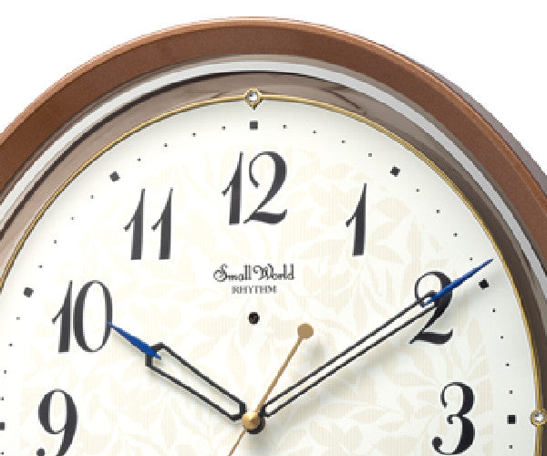 振り子時計スモールワールドエアルN18曲収録電波時計アミュージング時計