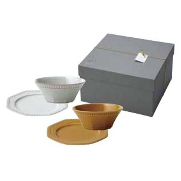 ギフトセット食器プレートボウルペアギフトRootsColline磁器美濃焼日本製