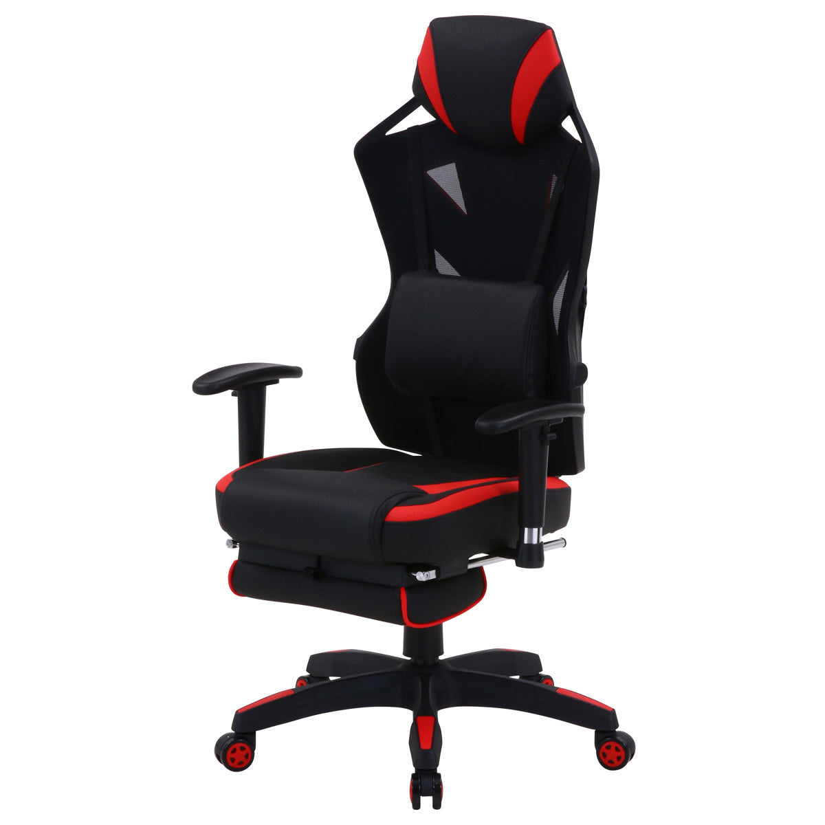 ゲーミングチェア 座面高42～49cm フットレスト 高さ調整