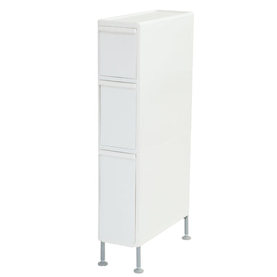 隙間収納 洗面所 段差をまたげる隙間ストッカー 3段 幅17cm