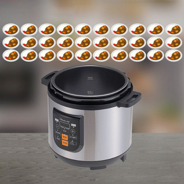 新品 圧力鍋 圧力 鍋 ih対応 ガス 圧力なべ 高压锅 業務用 スープ鍋 電気圧力鍋 8L 楽ポンプロ 業務用 マイコン電気圧力鍋8L 100V