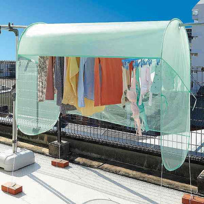 雨よけランドリーテント ベランダ目隠しシート ベランダ 目隠し シート テント