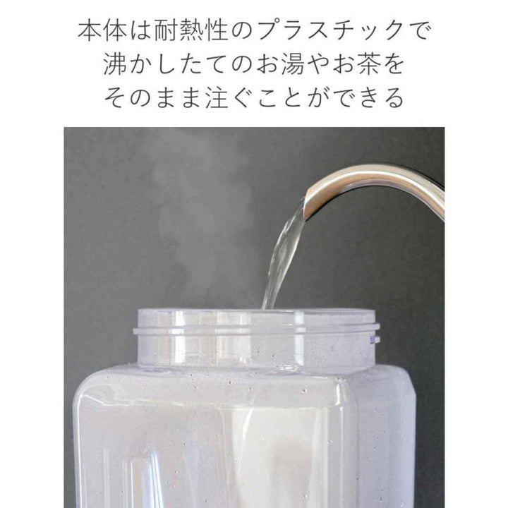 ピッチャー冷水筒2.1L耐熱横置きプラスチックK-1280