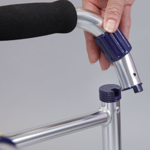 歩行器超ハイタイプ4インチ前輪折りたたみ幅調整高さ調整伸縮スライドフィットEX