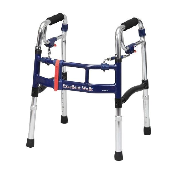 歩行器ミニタイプ固定型折りたたみ幅調整高さ調整伸縮スライドフィットEX