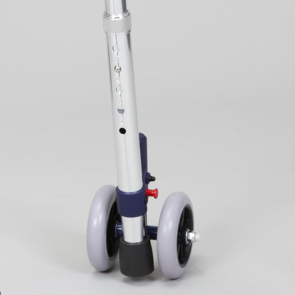 歩行器ミニタイプ4インチ前輪折りたたみ幅調整高さ調整伸縮スライドフィットEX