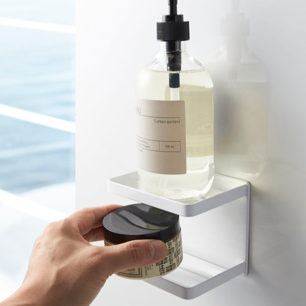 山崎実業MISTマグネットバスルームソープトレー2段ミスト