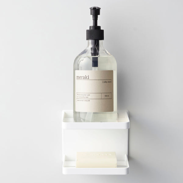 山崎実業MISTマグネットバスルームソープトレー2段ミスト