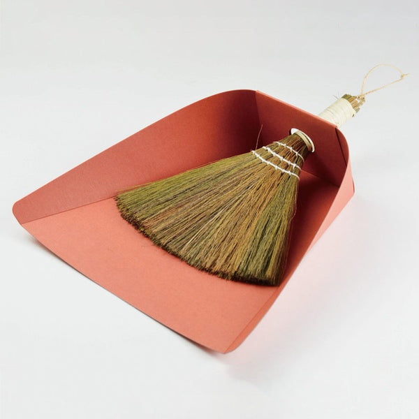 ほうきちりとりセット室内掃除デスク卓上PC紙製