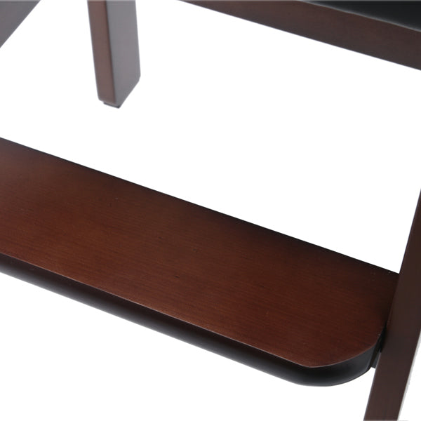 ベビーチェア幅35cm木製高さ調整キッズチェア椅子天然木合成皮革