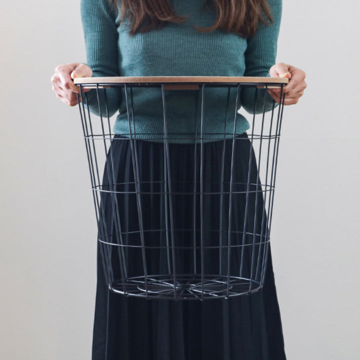 ランドリーバスケットふた付きランドリーバスケット小ふた付き洗濯かごバスケット