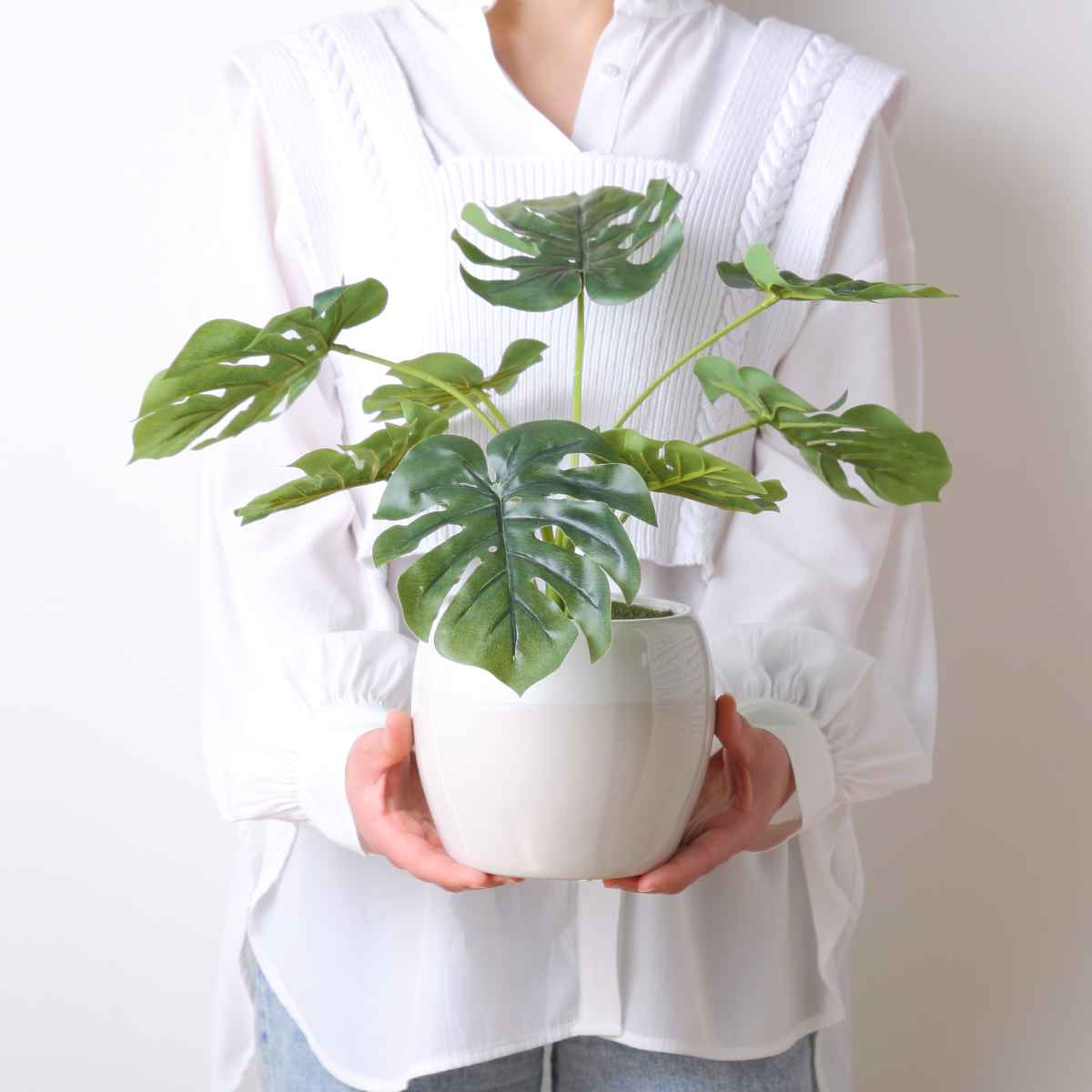 光触媒 人工観葉植物 ウォールグリーン フェイクグリーン モンステラ
