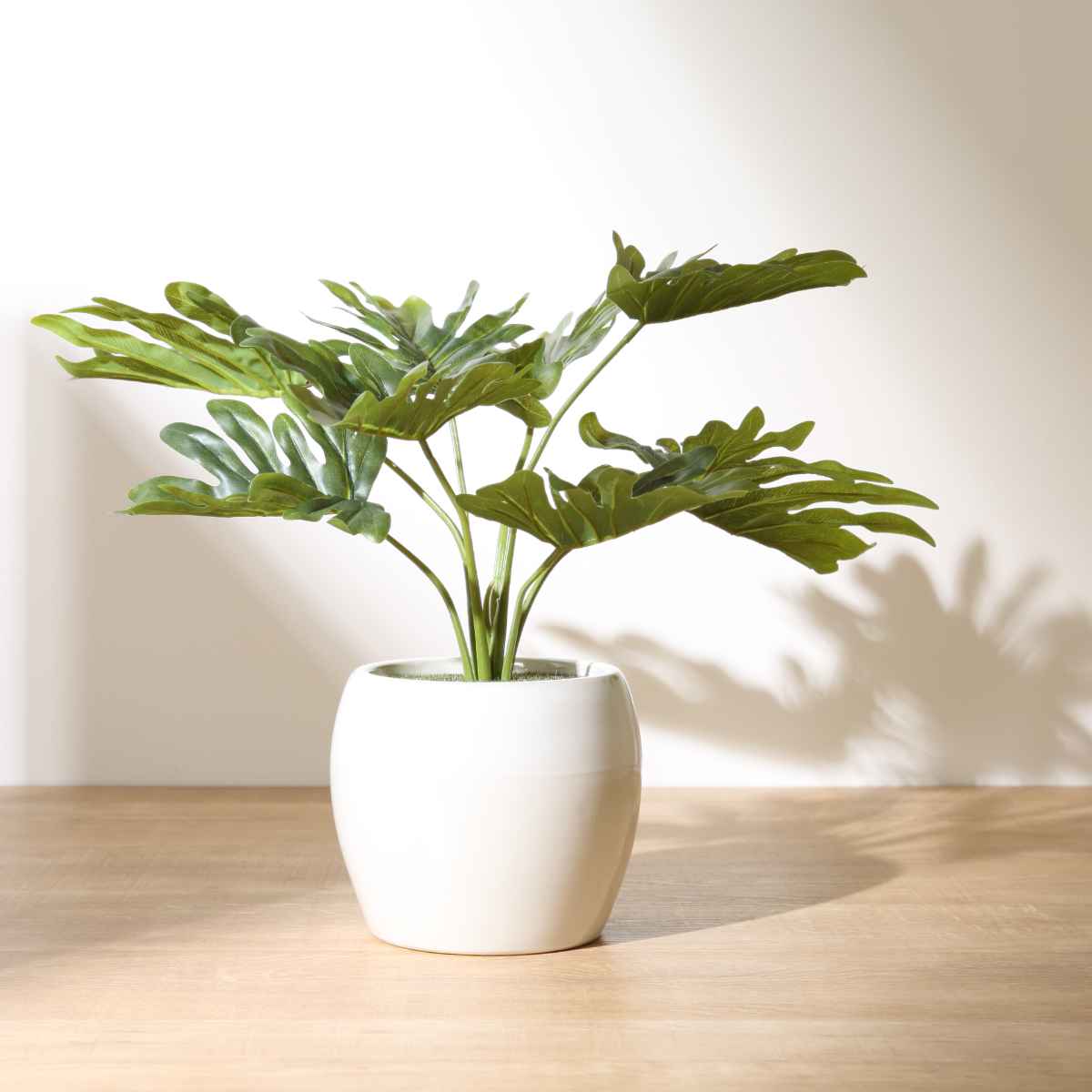 人工観葉植物 ポット フィロデンドロン フェイクグリーン 光触媒 造花