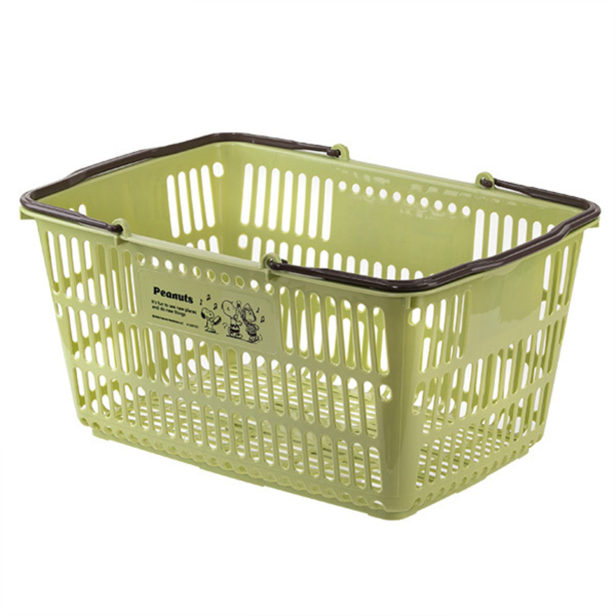 バスケット 収納 スヌーピー ショッピングバスケット 買い物かご