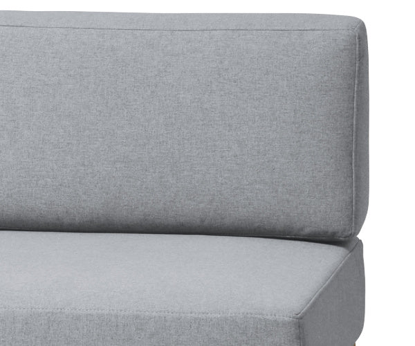 ソファグラムアームソファ右肘2人掛け木製天然木ファブリックスチール脚ひじ掛け