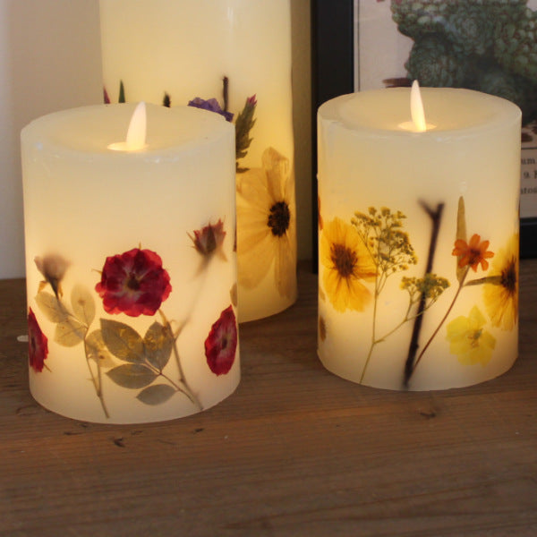 キャンドルショートLED花