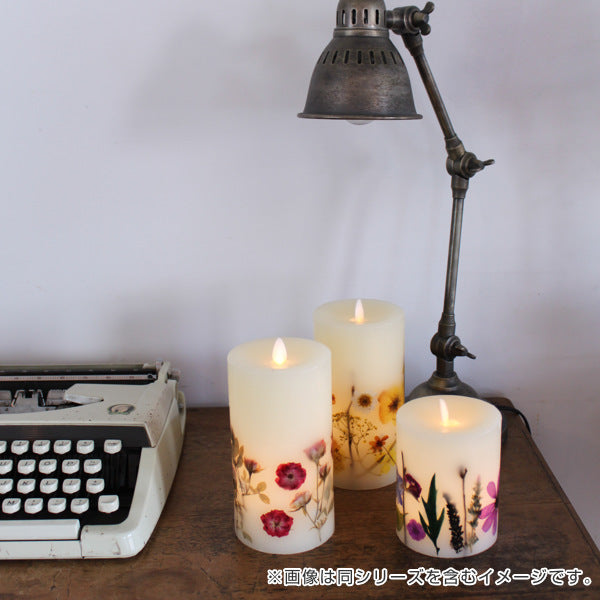 キャンドルショートLED花