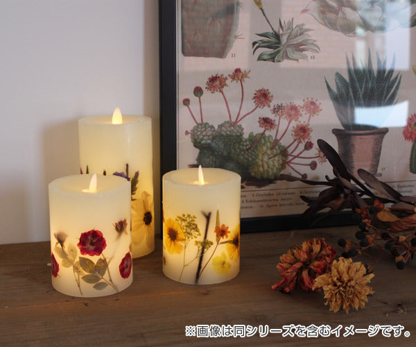 キャンドルショートLED花