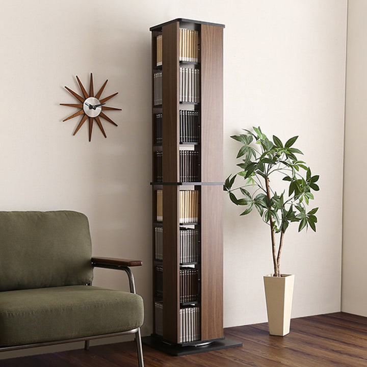 回転式コミックラック8段ブックシェルフ高さ181cm