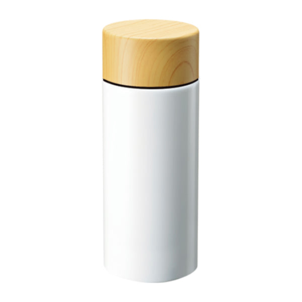 水筒マグ300ml木目調サーモステンレスボトル直飲み