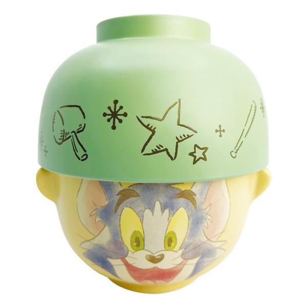 汁椀茶碗セットミニトムとジェリー磁器プラスチック子供用食器汁椀茶碗日本製キャラクター