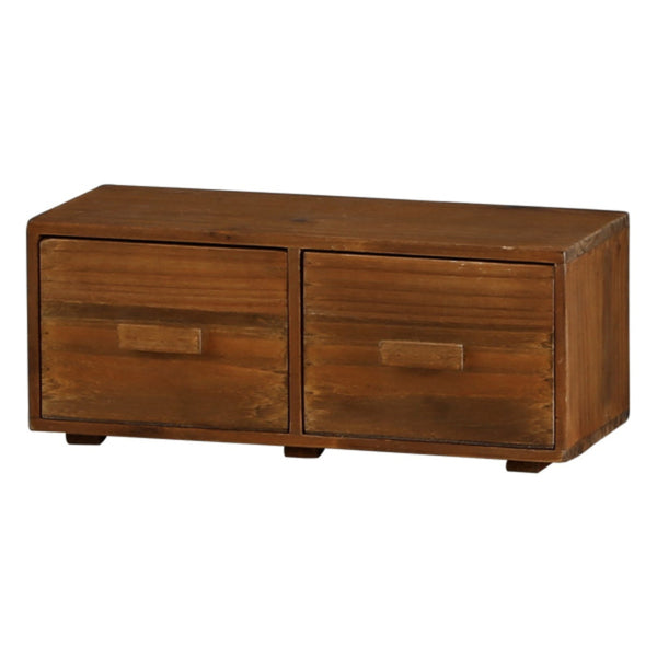 チェスト幅33×奥行14×高さ13.5cmS小物収納ドゥー木製収納ボックス卓上