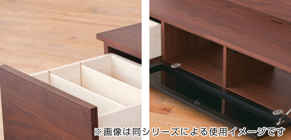 テレビ台AVステーションハーフミラーバックパネル付エディス幅200cm