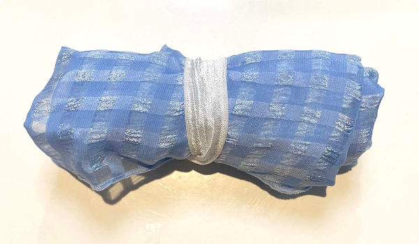 【在庫処分特価】エコバッグ折りたたみ肩掛け手提げFuwaryギンガムトートM