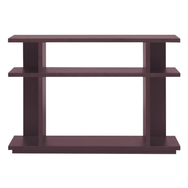 サイドシェルフ2段オープンラック突板仕上アルテ幅85cm