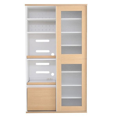 食器棚 スライド扉 大容量収納 キッチン収納 幅100cm