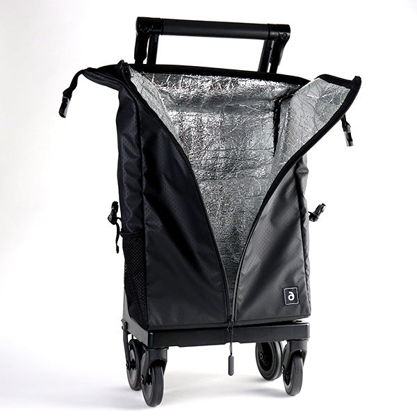 ショッピングカート4輪横押し保冷カート大容量防水aカートレインバッグ