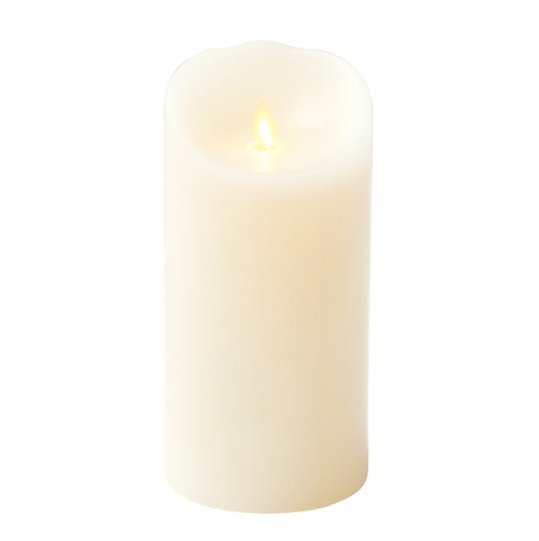 キャンドル直径9×18.6cmルミナラピラーLED