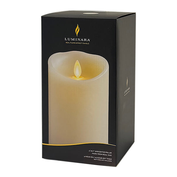 キャンドル直径10×23cmルミナラピラーLED