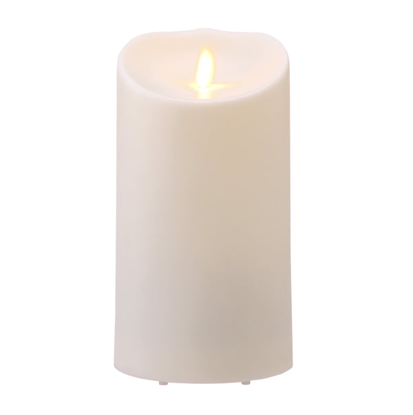 キャンドル直径9.6×18.2cmルミナラアウトドアピラーLED