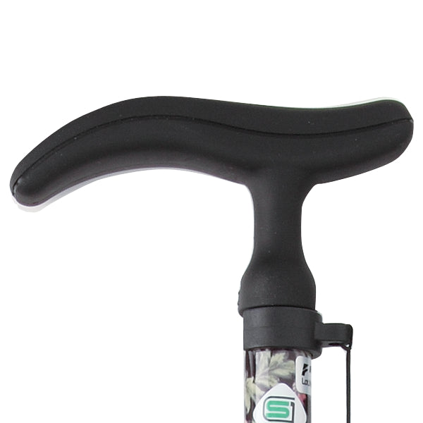 杖伸縮女性軽量おしゃれプレゼントアクティブグレース伸縮ブラック