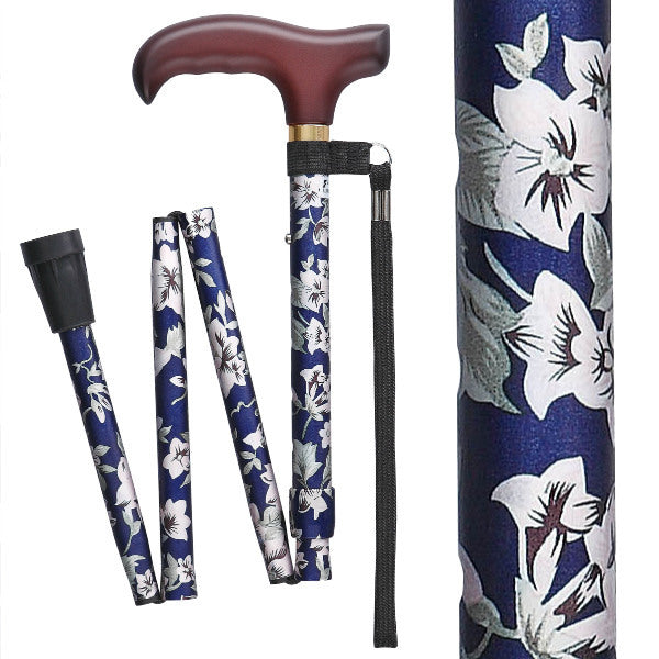 杖折りたたみ女性男性軽量おしゃれプレゼント