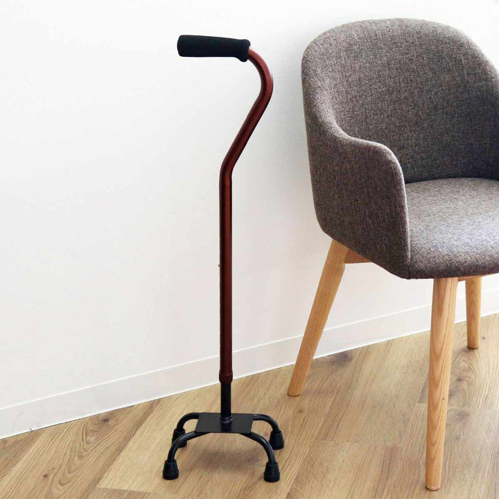 杖自立式軽量4点杖小アンバー女性男性おしゃれ