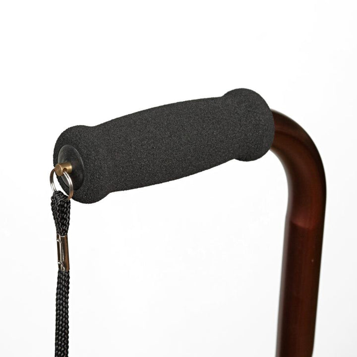 杖自立式2段型4点杖ブラウン