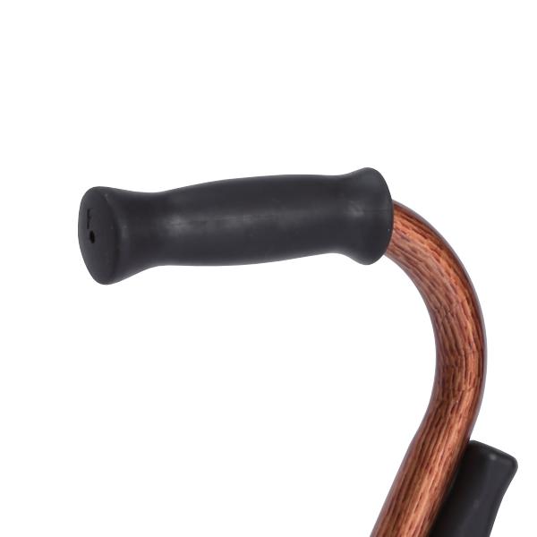 杖自立式軽量4点杖補助グリップ付男性女性おしゃれ