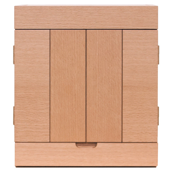 インテリア仏壇モダンデザインミニ仏壇レッドオーク突板仕上げ幅40cm