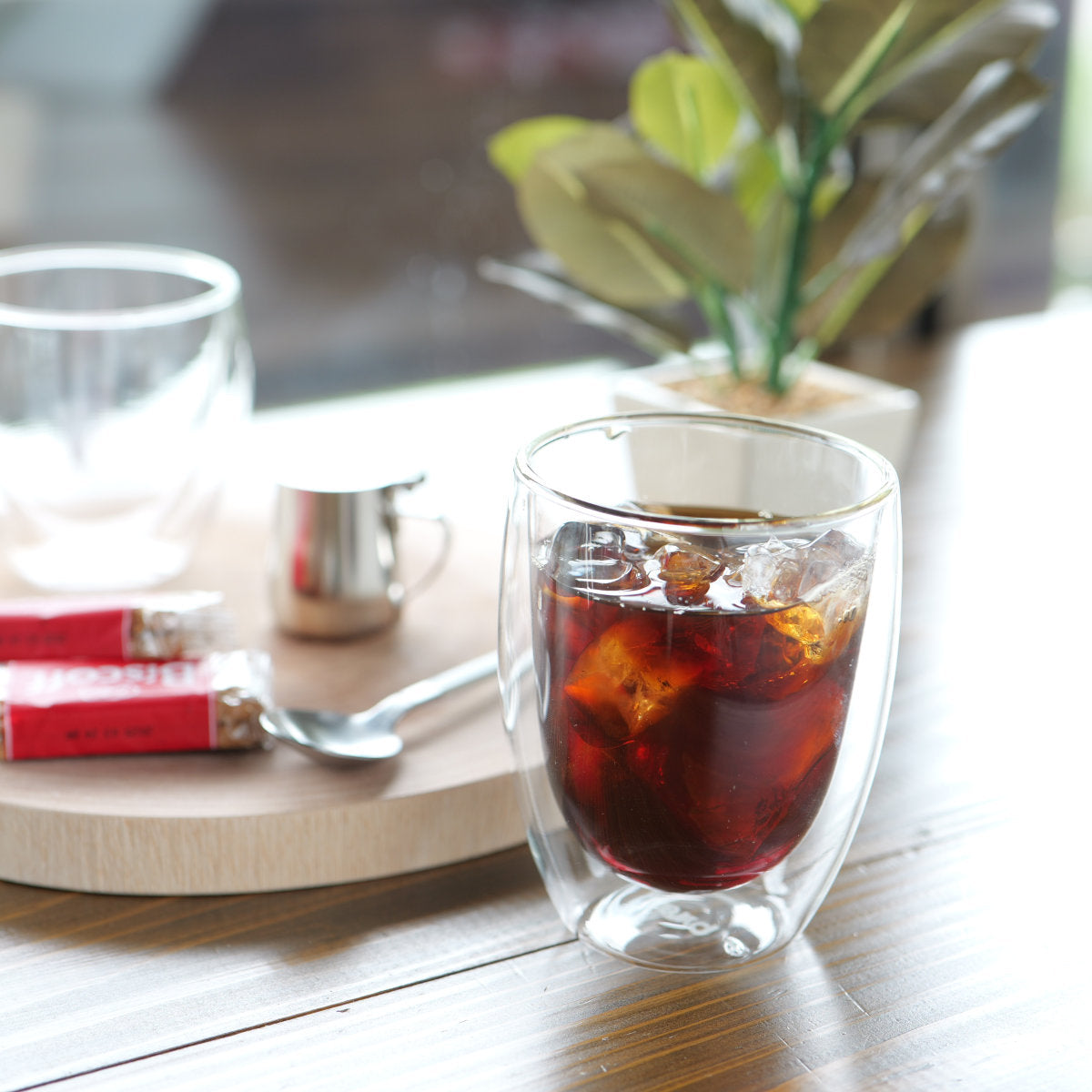 ダブルウォール グラス 2個入り 350ml Pyrex パイレックス 耐熱ガラス
