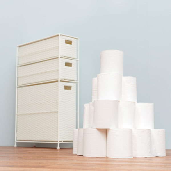 トイレ収納トイレットペーパー20個収納スリムトイレ収納棚ワゴン
