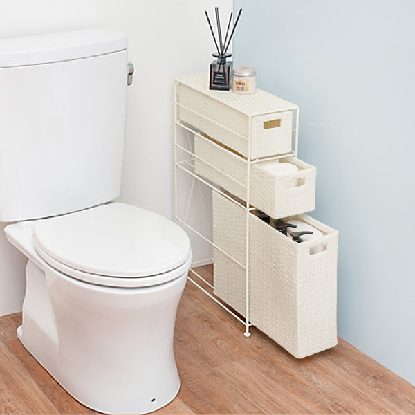 トイレ収納トイレットペーパー20個収納スリムトイレ収納棚ワゴン