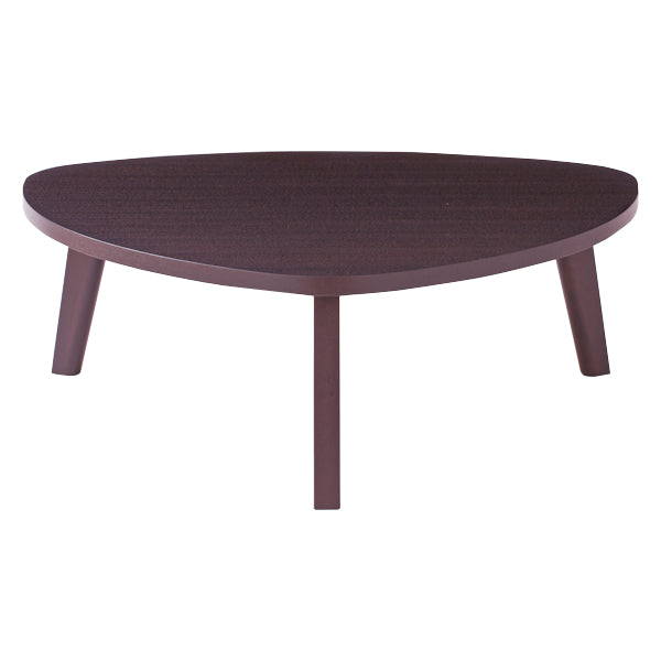 センターテーブル幅110cmアルテ三角テーブル木製天然木ローテーブル三角形つくえ