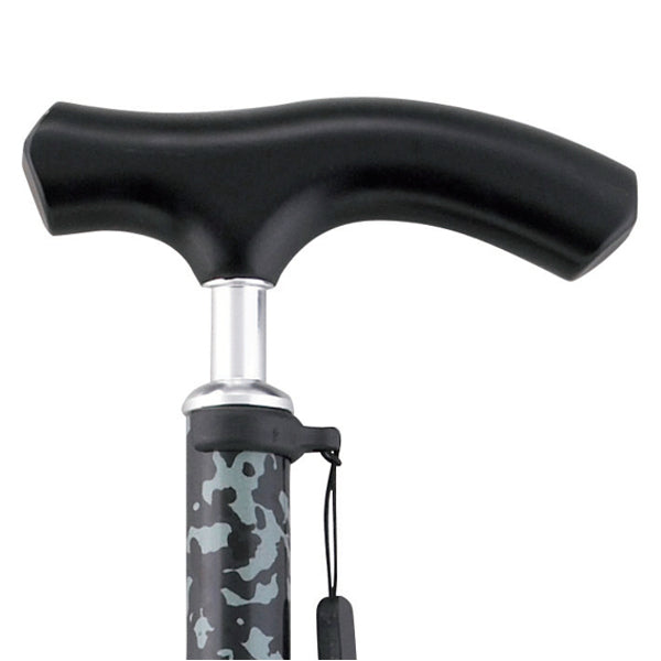 杖伸縮女性男性軽量おしゃれプレゼントカモフラステッキ迷彩柄
