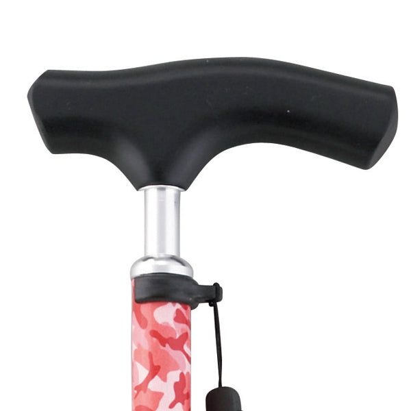 杖伸縮女性男性軽量おしゃれプレゼントカモフラステッキ迷彩柄