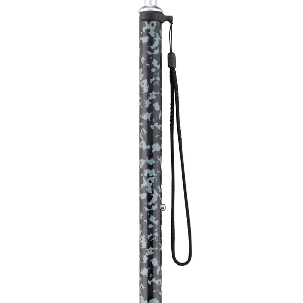 杖伸縮女性男性軽量おしゃれプレゼントカモフラステッキ迷彩柄